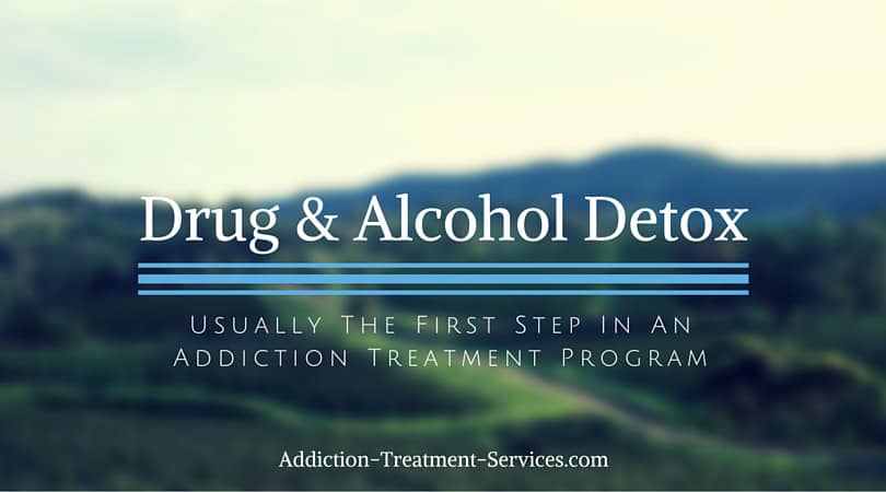 Drug And Alcohol Detoxification Services